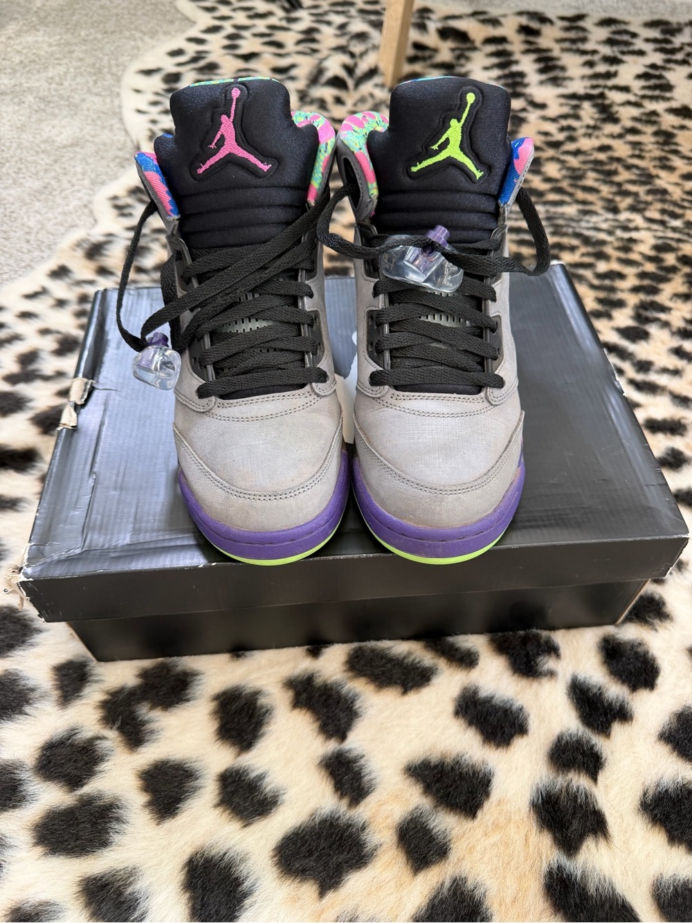 Air Jordan 5 Retro Fresh Prince Bel Air Sneaker 621959 090 USED 7Y
